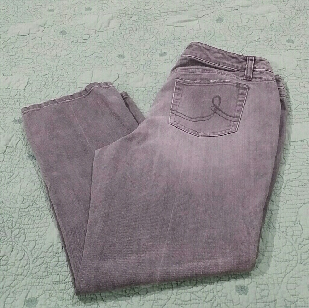 Ann Taylor LOFT Gray Jeans